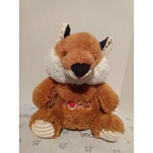 Valentine Brown Foxy Fox Plush - 9"